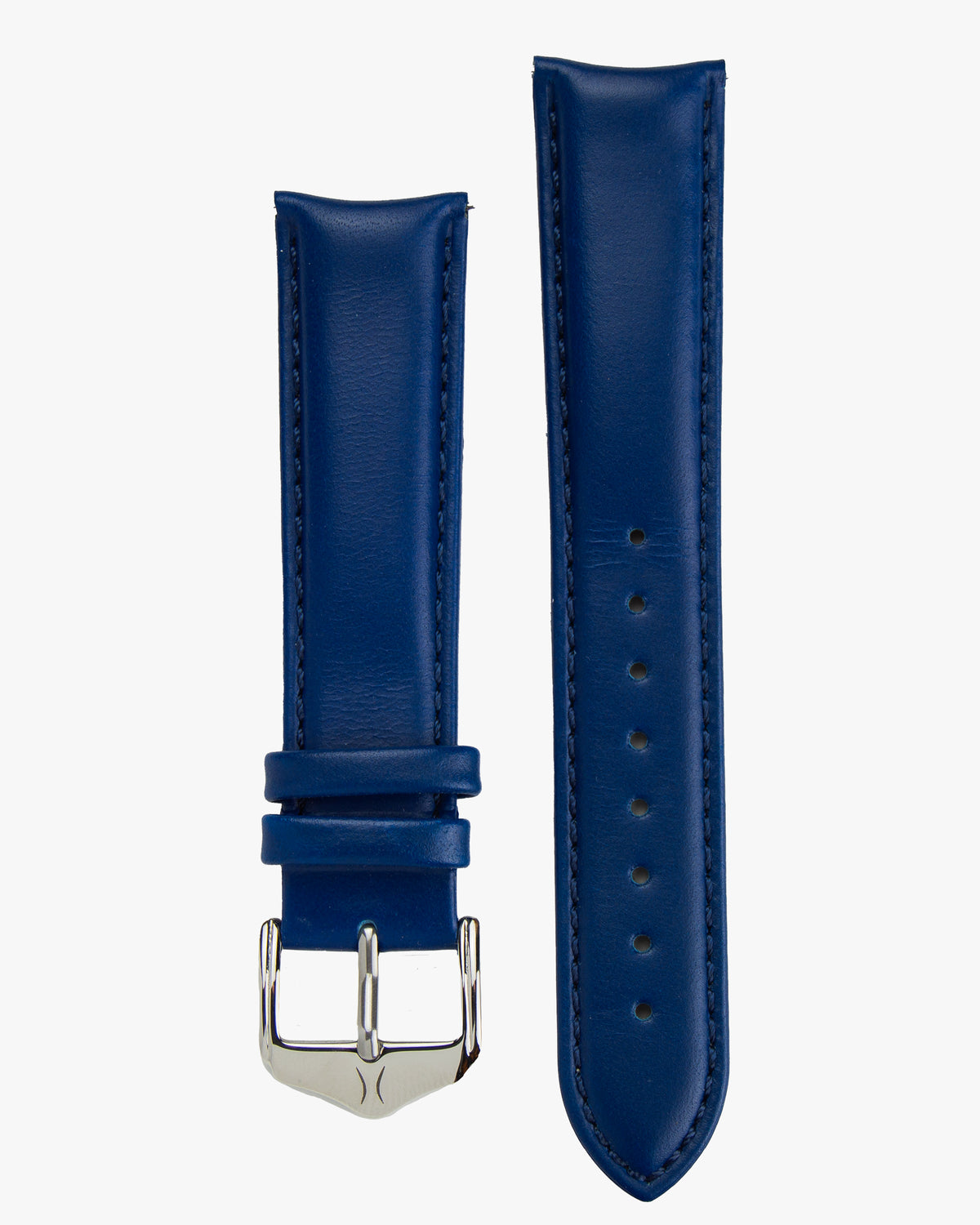 20mm Curved Leather Strap